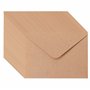 Belle Vous Carte Papier Craft Vierge avec Enveloppes (Lot de 50) - 17,6 x 12,4 cm - Lot Enveloppe Kraft avec Carte - Confection 