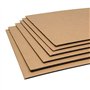 Lot de 36 feuilles de carton ondulé A4 pour emballage, envoi, arts et travaux manuels. Épaisseur de 3 mm, carton kraft A4 (210 x