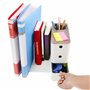 BELLE VOUS Organiseur Bureau Blanc Avec 3 Tiroirs - Rangement Stylo en Plastique PP Pour Dossiers, Livres, Papeterie & Autres Ac