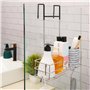 Belle Vous Etagere de Douche a Suspendre en Acier Inoxydable - Etagere Douche a Suspendre Antirouille avec 2 Crochets - Sans Per