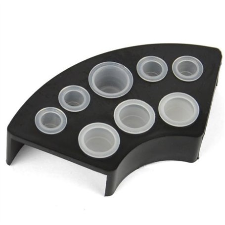 300 Pieces Tatouage Tasses avec 2 Porte-Gobelets de Tatouage