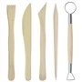 Colexy 5pcs Outils de Sculpture de Poterie