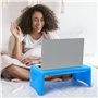 Belle Vous Bureau Pliable Portable - Pupitre de Travail Pliant avec Grand Plateau d’Activités et de Rangement - Table de Lit pou