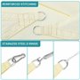 Belle Vous Toile Ombrage Triangle Crème - Voile d Ombrage 2 x 2 x 2 m Imperméable avec Cordes - Abri de Jardin, de Patio ou d’Ar