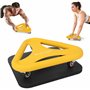 Belle Vous Roue Abdominale - Materiel Fitness pour Abdominaux avec Tapis de Soutien pour les Genoux - Appareil de Musculation de