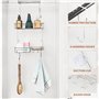 BELLE VOUS Support de Douche Suspendu en Acier Inoxydable - Etagere Porte Savon Antirouille a Suspendre - Panier Rangement Salle