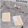 Wisebom 24 Paires Coussinet de Nez en Éponge, Plaquettes de Nez Auto-Adhésives pour Lunettes, Antidérapants Coussinets de Nez à