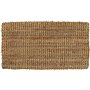 4All Paillasson en fibre de coco noué à la main antidérapant pour entrée extérieure/intérieure/garage ou jardin (40 x 70 cm)