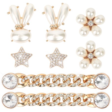 OWill 8PCS Accessoires de Chaussure en Strass