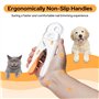 Alyvisun Coupe Griffes Chat, Coupe Ongle Chien avec Éclairage LED, Protection de Sécurité, Lime a Ongles et Protection Anti Écla