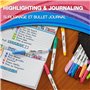 Sharpie Lot de 12 surligneurs S-Note | Couleurs pastel | Pointe biseautée | + stylo PaperMate et notes adhésives