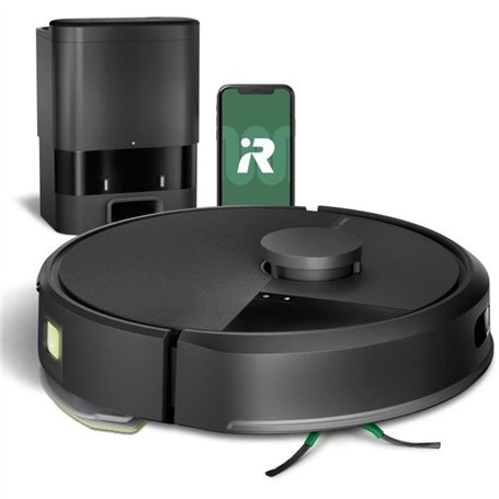 Aspirateur robot laveur - IROBOT - Roomba 105 Combo - 2h - 7000 Pa - 400 ml - Noir