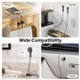 Euqvunn Clips Câbles, 8Pcs Organisateur Câble Magnetique avec Auto-adhésifs, Clips Rangement de Câble, pour Câble Chargement USB