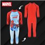 Marvel Spiderman Maillot de Bain Garçon, Maillot de Bain Protection UV, Ensemble de Natation Une Pièce, T-Shirt et Pantalon de B