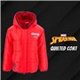 Spiderman Veste pour Garçon, Blouson D'hiver Chaude et Douce Manteau à Capuche pour Garçon Taille 4 Ans | Rouge