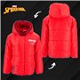 Spiderman Veste pour Garçon, Blouson D'hiver Chaude et Douce Manteau à Capuche pour Garçon Taille 4 Ans | Rouge