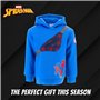 Spiderman Sweat à Capuche pour Garçons, Sweatshirt Textile Doux, Sweat Cadeau pour Enfants, Taille 6 Ans | Bleu