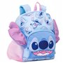 Disney Lilo and Stitch Sac à Dos pour Fille | Sac à Dos d'école avec Oreilles 3D et Bouteille d'eau | Sac à Dos pour la rentrée