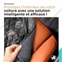 PETPROVED Housse Protection Voiture Chien Protection Siege Voiture pour Chien Protege Banquette Arriere de Voiture Couverture Tr