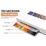 Pochettes de plastification A4 - 120 feuilles | 150 microns | Finition brillante | Étanches, durables, découpables, faciles à ne