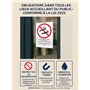 Affichage Obligatoire entreprise 2025 - Conforme au Code du Travail 2025 – Lot de 2 affiches adhésives (21x30cm) + 1 Affiche Int