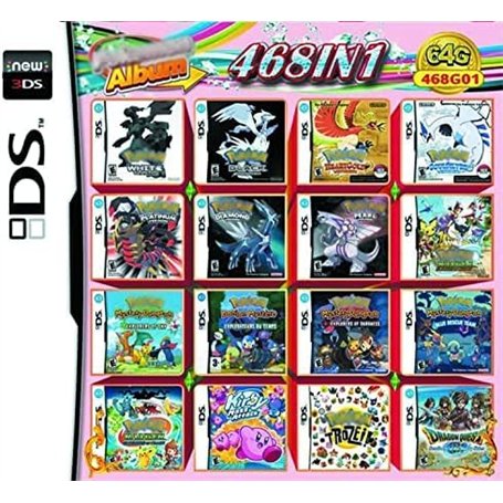 468 in 1 Games Super Combo Cartridge for DS