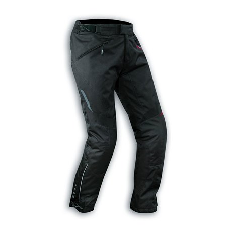 A-Pro Pantalon de Moto imperméable pour Femme - Thermal - Rembourrage Amovible - Noir - Taille 26
