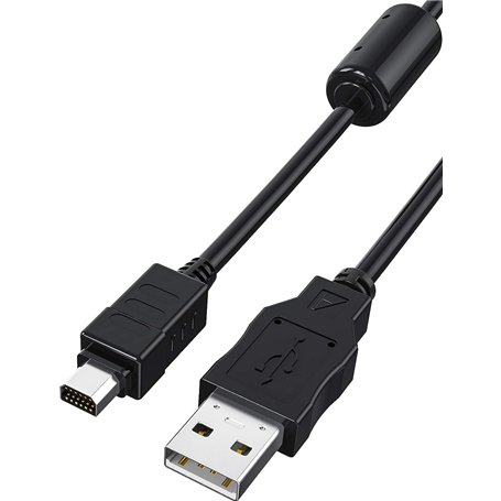De haute qualité – câble USB pour appareils photo numériques Olympus – câble USB CB-USB5/CB-USB6 – Fonctionne avec Olympus Model