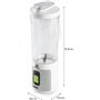 Blender portable sans fil - DOMO - DO752BL - XPOWER - 120 W - 600 ml - Blanc