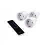 Set de 3 prises Schuko Dio + télécommande - Chacon