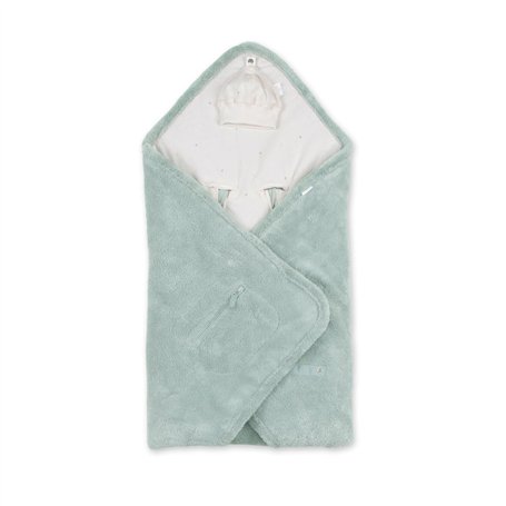 Bemini - BISIDE Nid d'ange 0-12m - Modèle Universel 3 & 5 Points - Pady Softy + Jersey - Vert céladon