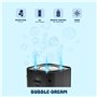 Ibiza - BUBBLE-DREAM - Machine à bulles portable sur piles avec LED de couleurs RGB - Synchronisation entre plusieurs machines -