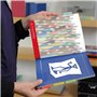 3L Index onglets Permanent Write-on Type-on 25mm Assorti Ref 10510 Lot de 72