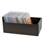 3L Djois made by Boîte de Rangement Noire pour Pochettes de CD, DVD, Blu-Ray - Contenance Optimale 80 Disques - 26x8,5x16cm - 1 