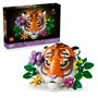 LEGO Art 31217 La Collection Faune  Le Tigre - Set Adulte - Décoration Murale Avec Fleurs
