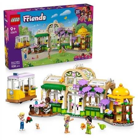 LEGO Friends 42671 Café des Plantes et Kiosque a Fleurs - Jeu de Construction Fille 9 Ans