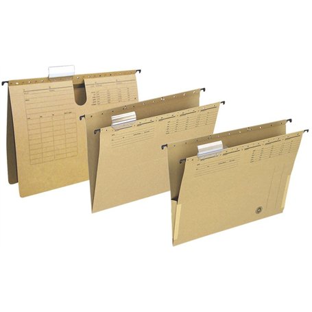 Q-Connect KF00554 Dossier suspendu et accessoires Marron