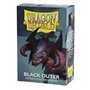 Dragon Shield – Pochettes extérieures noires mates 100 CT – Pochettes pour cartes – Lisses et résistantes – Compatible avec les