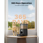 Distributeur Croquettes Chat Automatique - Distributeur Croquettes Chat avec Minuterie Programmable - 1-6 Repas par Jour - avec 