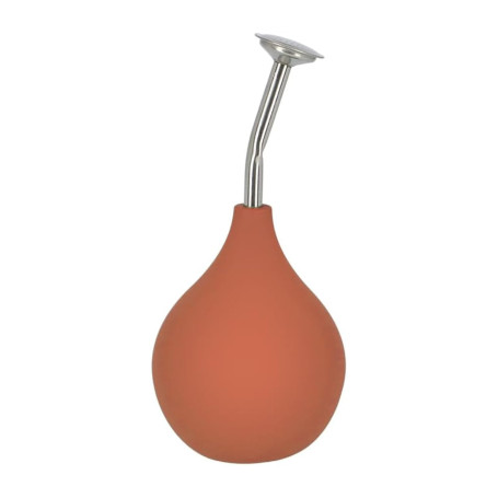 Allrounda Arrosoir en acier inoxydable - Alternative pour les petites plantes - Boutures de fleurs et semis - Terracotta/rouge