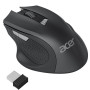 acer Souris sans Fil, Souris Ordinateur Ergonomique, 2.4GHz avec Mini récepteur USB, Souris Optique USB, 6 Boutons Programmables