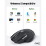 acer Souris sans Fil, Souris Ordinateur Ergonomique, 2.4GHz avec Mini récepteur USB, Souris Optique USB, 6 Boutons Programmables
