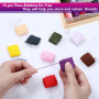 Romon 50 Couleurs Fils à broder, Fil pour Bracelet Brésilien avec Accessoires d'outils, Fil Bracelet Bresilien pour Set Point de