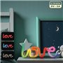 Lumière néon LED RVB LOVE signe lumière USB LED lumière maison panneau lumineux veilleuse amour changement de couleur sur la tél