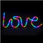 Lumière néon LED RVB LOVE signe lumière USB LED lumière maison panneau lumineux veilleuse amour changement de couleur sur la tél