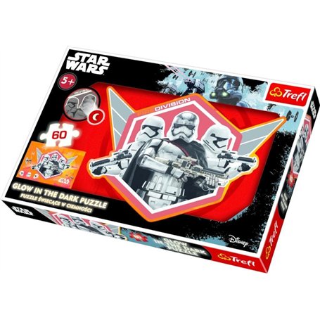 Trefl - 14617 - Puzzle - Star Wars Episode VII - Captain Phasma et Stormtroopers - 60 Pièces