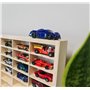 KRUZZEL Vitrine de Collection en Bois avec 80 Compartiments 78,5 x 40 cm - vitrine en Bois pour Votre Collection - vitrine d'org