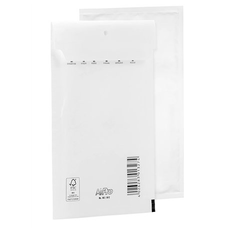 Bantex Lot de 10 enveloppes à bulles - Enveloppes à bulles - B2 (225 x 140 mm) 12/B - Blanches - Enveloppes à bulles - Enveloppe