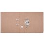 DONAU Premium ECO Maxi FSC Classeur de bureau / 10 Classeurs à levier A4/ large/DIN A4 8 cm - 80 mm/Beige/bon pour l'environneme
