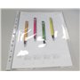 Donau Lot de 100 pochettes transparentes en plastique pour documents, papiers, dossiers, PP, 150 microns